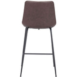 Byron Counter Chair, Brown-Furniture - Dining-High Fashion Home