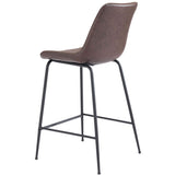 Byron Counter Chair, Brown-Furniture - Dining-High Fashion Home