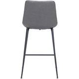 Byron Counter Chair, Gray-Furniture - Dining-High Fashion Home