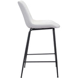 Byron Counter Chair, White-Furniture - Dining-High Fashion Home