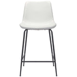 Byron Counter Chair, White-Furniture - Dining-High Fashion Home