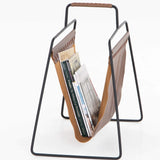 Aesop Magazine Rack, Patina Brown-High Fashion Home