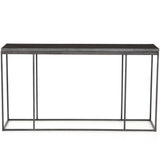 Harlow Console Table, Bluestone/Gunmetal-Furniture - Accent Tables-High Fashion Home