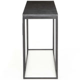 Harlow Console Table, Bluestone/Gunmetal-Furniture - Accent Tables-High Fashion Home