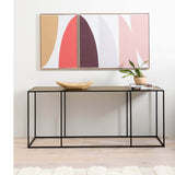 Phillip Console Table, Antique Brass-High Fashion Home