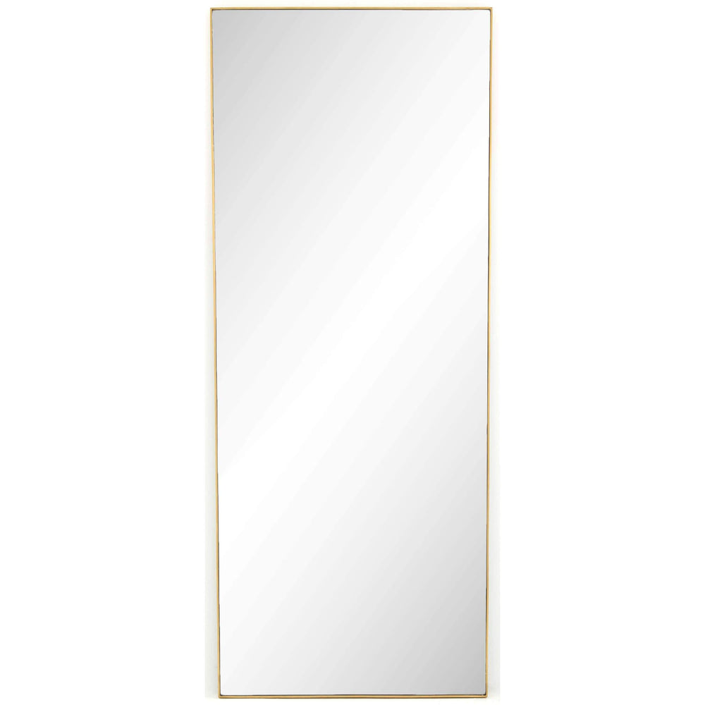 Bellvue Floor Mirror, Polished Brass-Accessories-High Fashion Home