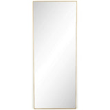 Bellvue Floor Mirror, Polished Brass-Accessories-High Fashion Home