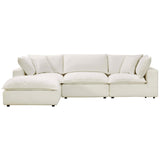 Cali 4 Piece Modular Sectional, Natural-Furniture - Sofas-High Fashion Home