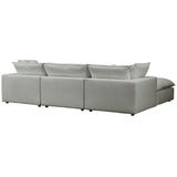 Cali 4 Piece Modular Sectional, Slate-Furniture - Sofas-High Fashion Home