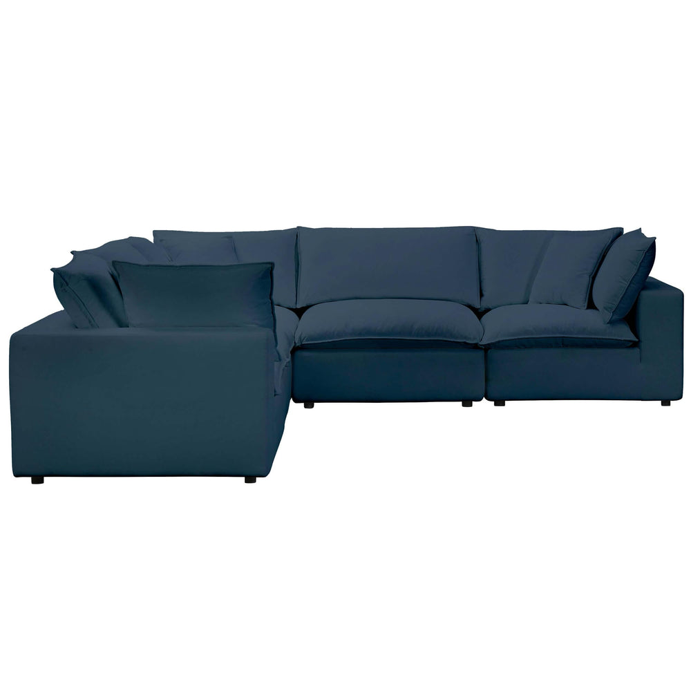 Cali Modular L-Sectional, Navy-Furniture - Sofas-High Fashion Home