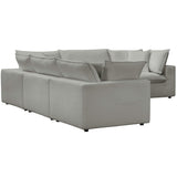 Cali Modular L-Sectional, Slate-Furniture - Chairs-High Fashion Home