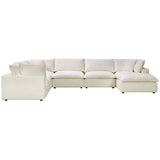 Cali Modular Large Chaise Sectional, Natural-Furniture - Sofas-High Fashion Home