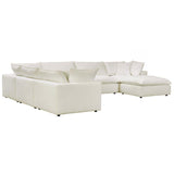 Cali Modular Large Chaise Sectional, Natural-Furniture - Sofas-High Fashion Home