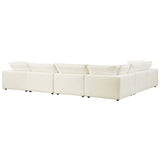 Cali Modular Large Chaise Sectional, Natural-Furniture - Sofas-High Fashion Home