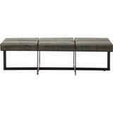 Calvin Bench, Forest Green-Furniture - Chairs-High Fashion Home