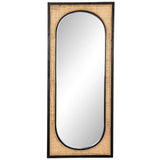 Candon Floor Mirror, Black Ebony