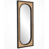 Candon Floor Mirror, Black Ebony