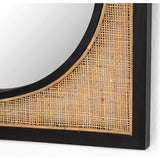 Candon Floor Mirror, Black Ebony