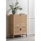 Caprice Bar Cabinet, Natural-Furniture - Storage-High Fashion Home