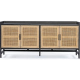 Caprice Sideboard, Black Wash-Furniture - Storage-High Fashion Home