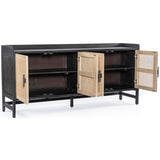 Caprice Sideboard, Black Wash-Furniture - Storage-High Fashion Home