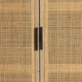 Caprice Tall Cabinet, Black Wash Mango