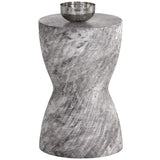 Cara End Table Grey-Furniture - Accent Tables-High Fashion Home