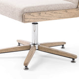 Carla Desk Chair, Smoked Grey-Furniture - Office-High Fashion Home