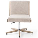 Carla Desk Chair, Smoked Grey-Furniture - Office-High Fashion Home