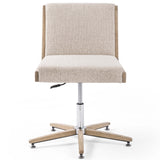 Carla Desk Chair, Smoked Grey-Furniture - Office-High Fashion Home