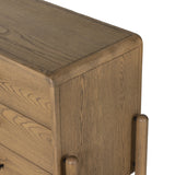 Caroline 6 Drawer Dresser, Smoked Oak