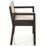 Clarita Bench, Black-Furniture - Chairs-High Fashion Home