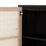 Clarita Cabinet, Black-Furniture - Storage-High Fashion Home