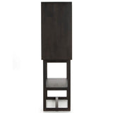 Clarita Cabinet, Black-Furniture - Storage-High Fashion Home