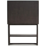 Clarita Cabinet, Black-Furniture - Storage-High Fashion Home