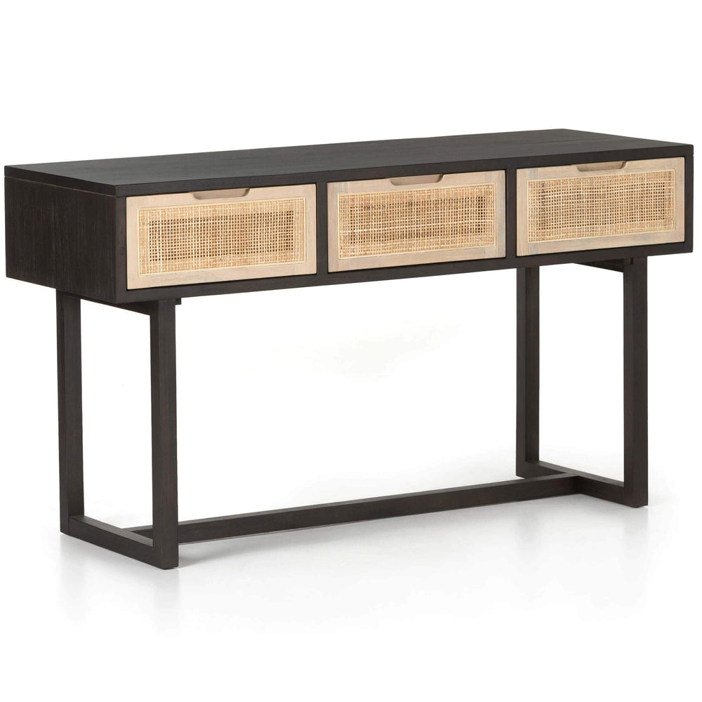 Clarita Console Table, Black-Furniture - Accent Tables-High Fashion Home