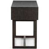 Clarita Console Table, Black-Furniture - Accent Tables-High Fashion Home