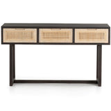 Clarita Console Table, Black-Furniture - Accent Tables-High Fashion Home