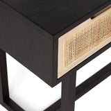 Clarita Console Table, Black-Furniture - Accent Tables-High Fashion Home