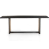 Clarita Dining Table, Black-Furniture - Dining-High Fashion Home