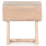 Clarita End Table, White Wash-Furniture - Accent Tables-High Fashion Home