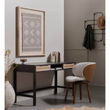 Clarita Modular Desk, Black-Furniture - Office-High Fashion Home