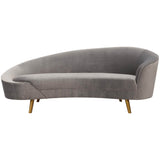 Cleopatra Sofa, Grey-Furniture - Sofas-High Fashion Home