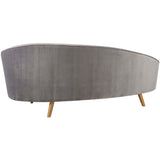 Cleopatra Sofa, Grey-Furniture - Sofas-High Fashion Home