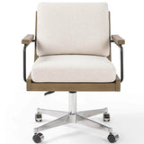 Clifford Desk Chair, Savile Flax-Furniture - Office-High Fashion Home