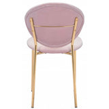 Clyde Dining Chair, Pink-Furniture - Dining-High Fashion Home