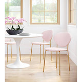 Clyde Dining Chair, Pink-Furniture - Dining-High Fashion Home