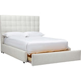 Coda Storage King Bed, Dalton Cream