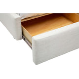 Coda Storage King Bed, Dalton Cream