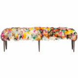 Confetti Bench, Light-Furniture - Chairs-High Fashion Home